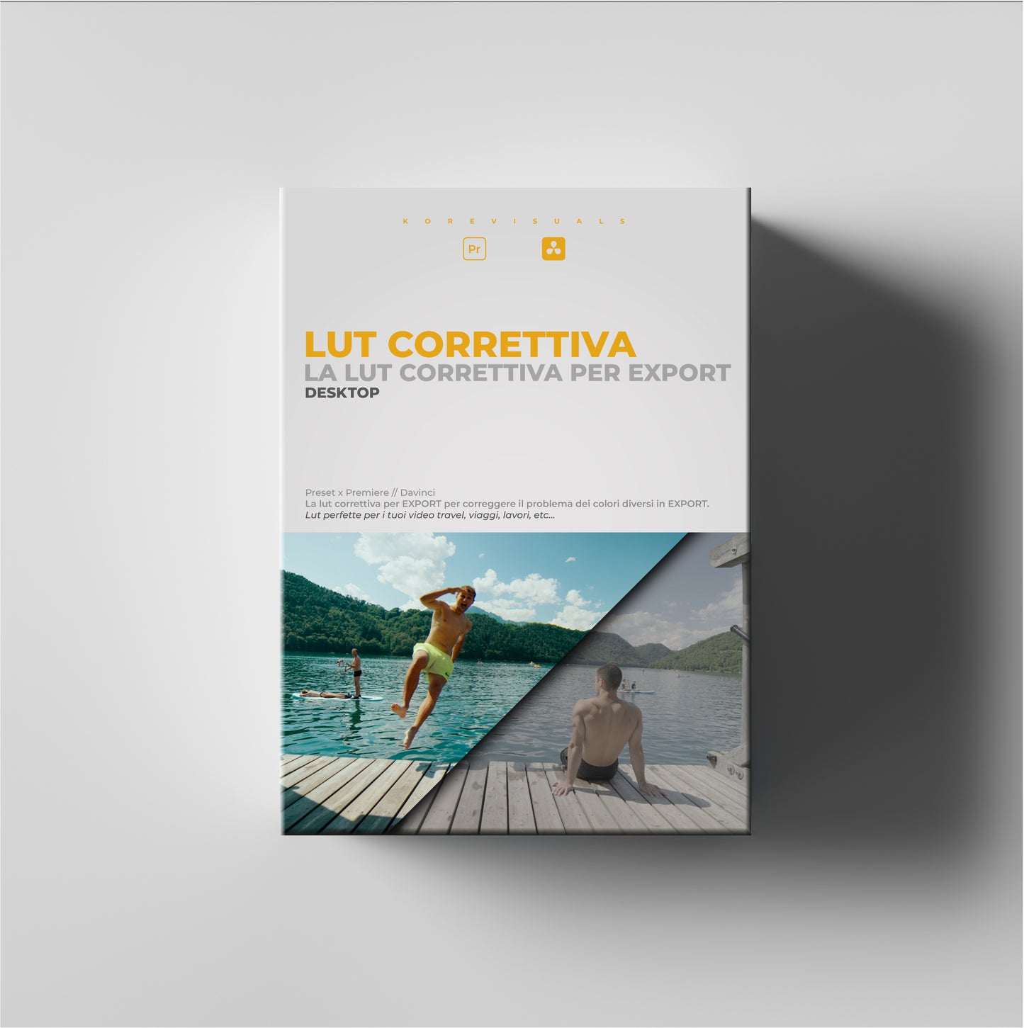 LUT CORRETTIVA Export premiere pro & DAVINCI